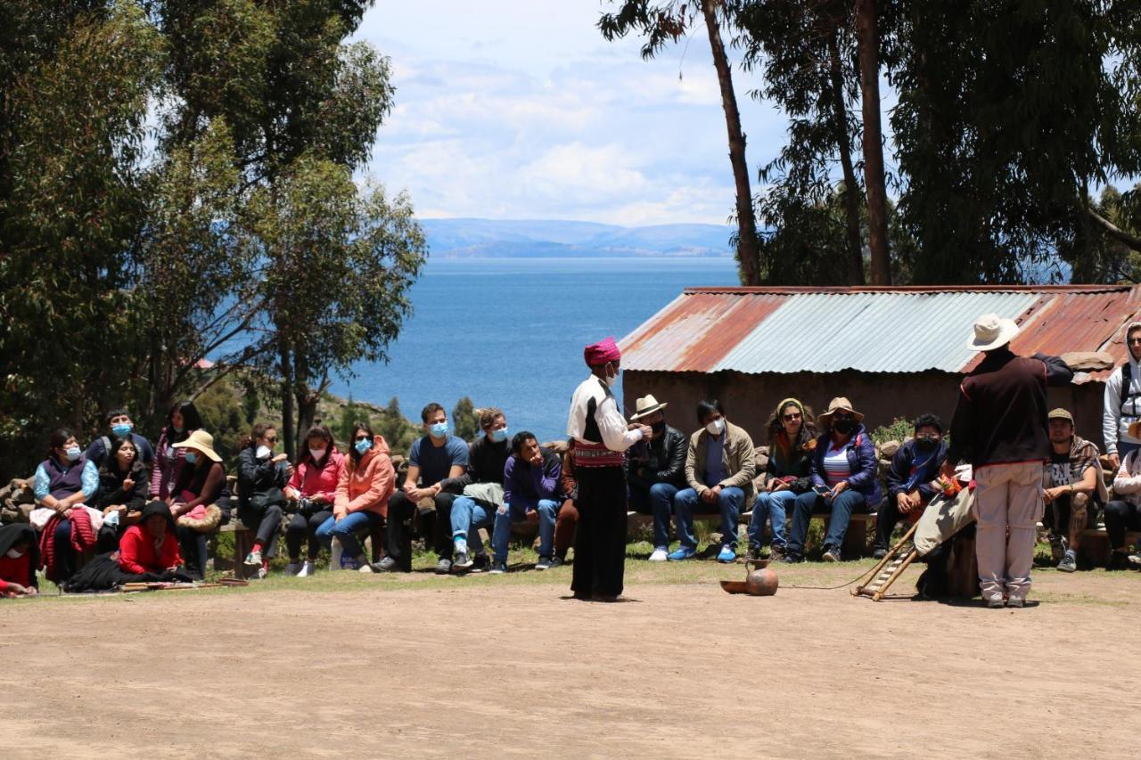 Inka Lake Taquile Lodge Huillanopampa Exterior foto